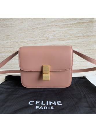 Celine Top Quality Teen Classic Box Apricot Bag